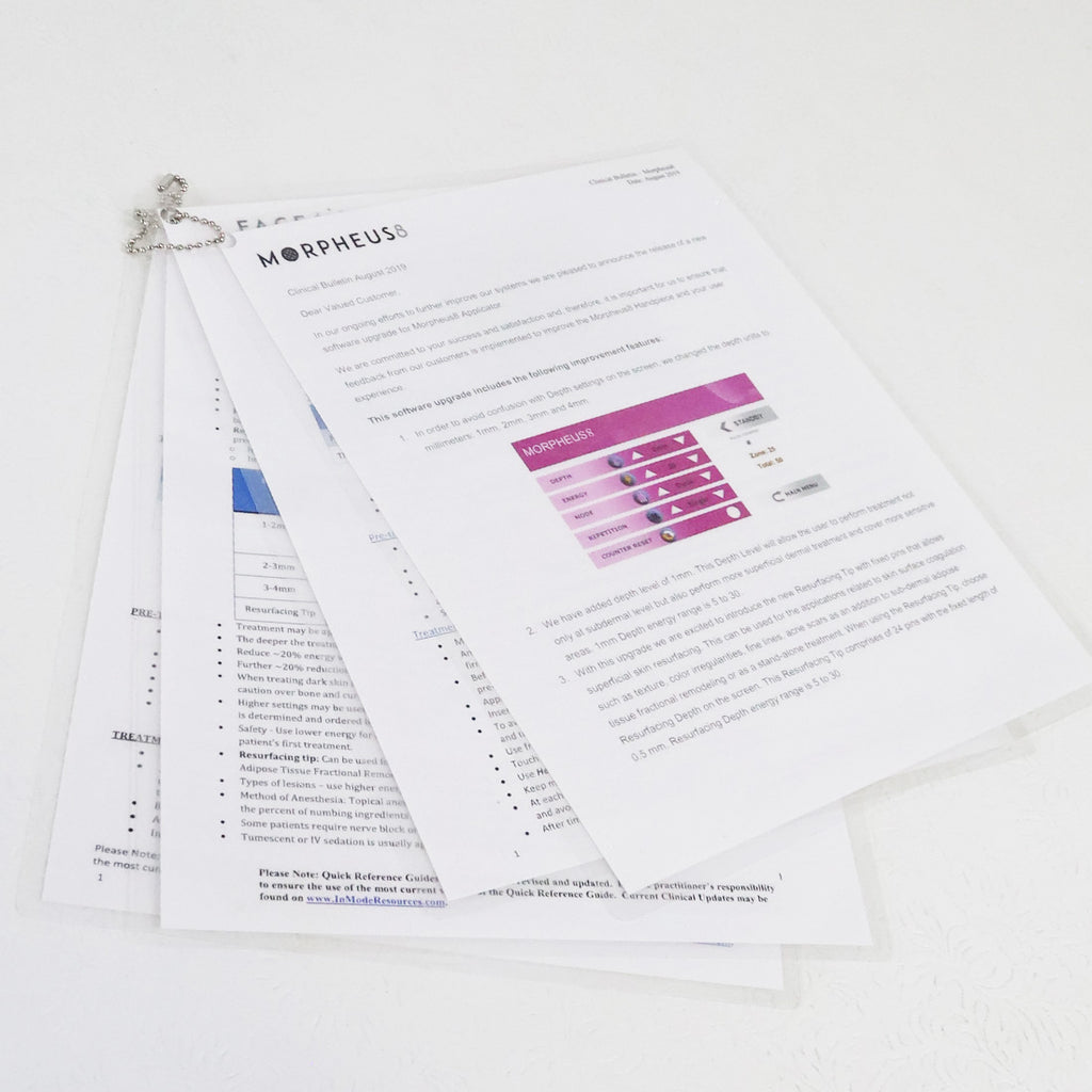 INMODE GUIDE ACCUTITE- MORPHEUS8 - FACETITE OPERATOR MANUAL