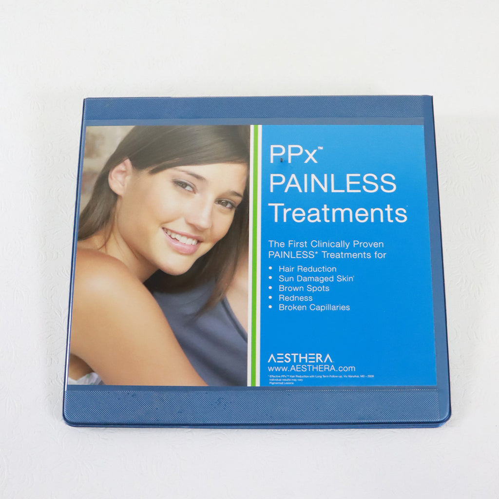 Aesthera PPx Painless Treatments Marketing Binder 40-00738-AA