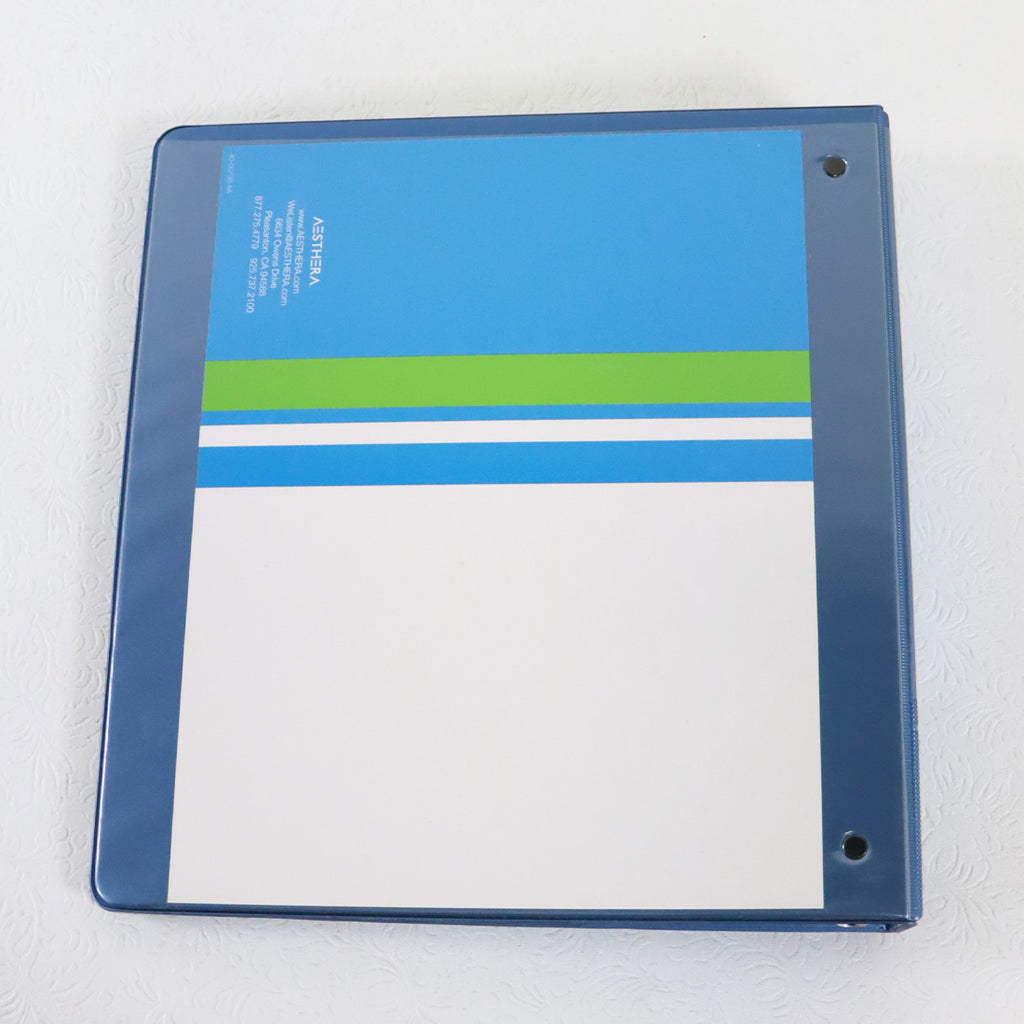 Aesthera PPx Painless Treatments Marketing Binder 40-00738-AA