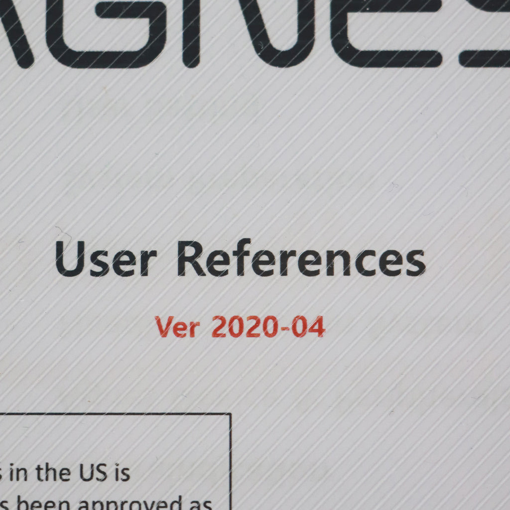 2020 AGNES Medical User References Guide
