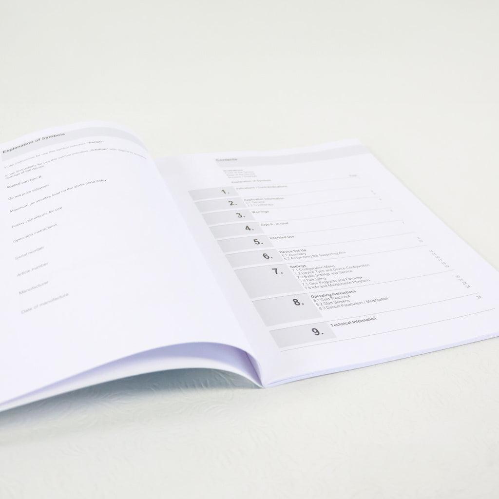 Zimmer Cryo 6 Operator Instructions For Use Manual Cryo Chiller Operation Guide