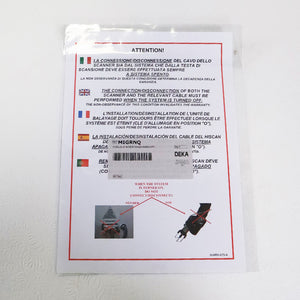 Deka Multi-Language Connection Warning Sign