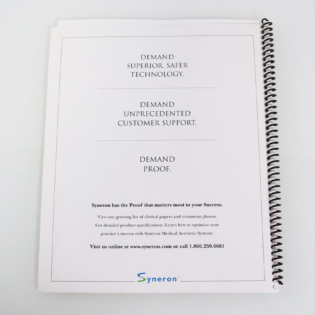 Syneron LV Applicator RF Clinical Manual Handpiece HP Guide Version 2.1