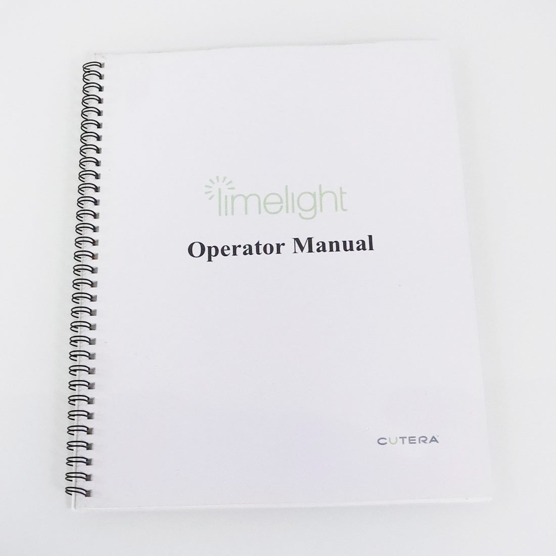 2017 Cutera Xeo Limelight Handpiece HP Operator Manual Guide D0436