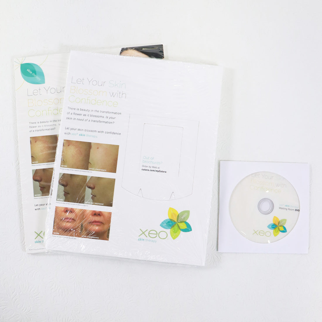 Cutera Xeo Skin Therapy Laser Genesis Informational Marketing Materials Box