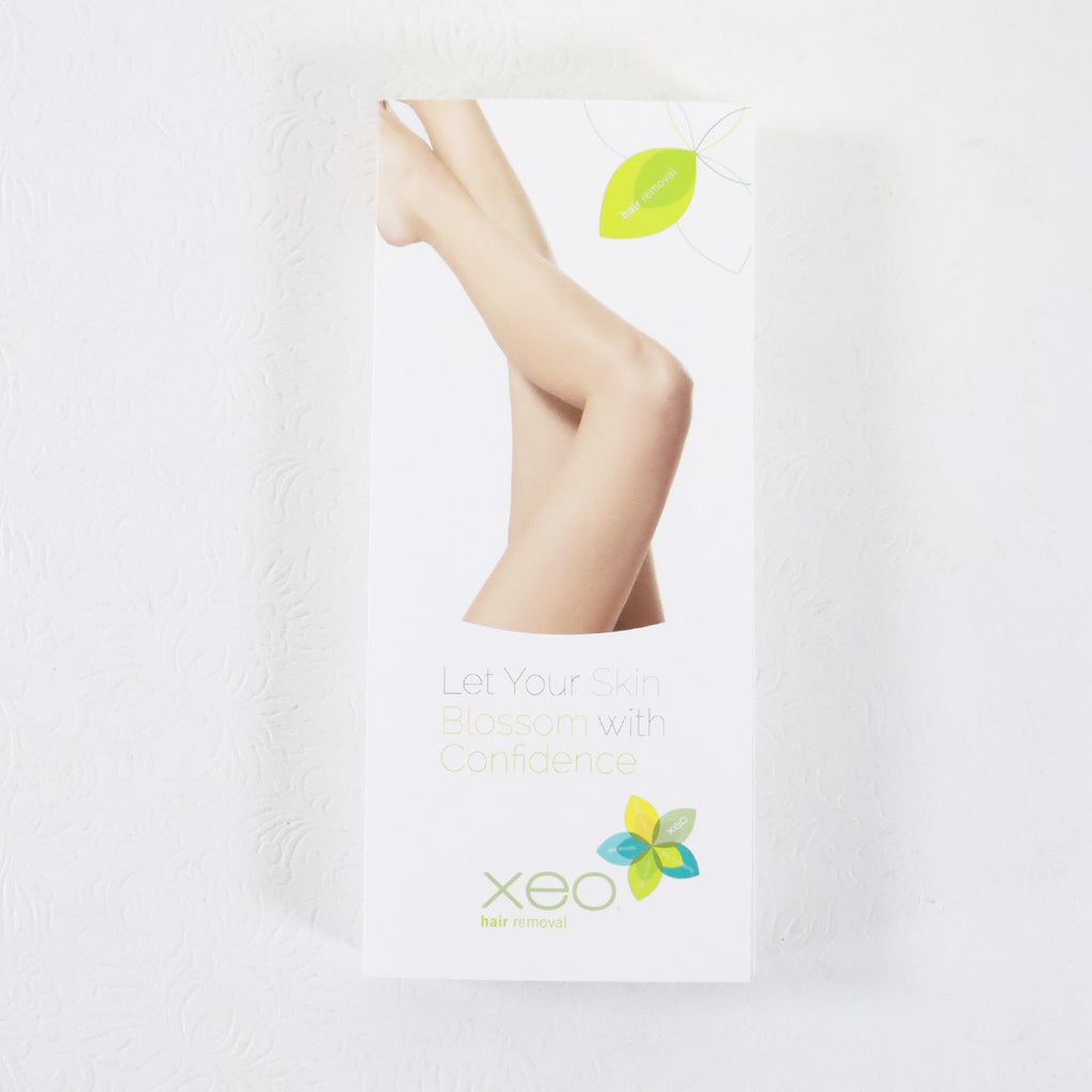 Cutera Xeo Hair Removal Marketing Pamphlet AP1254 Blossom with Confidence 25x