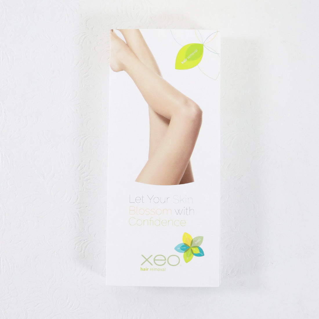 Cutera Xeo Hair Removal Marketing Pamphlet AP1254 Blossom with Confidence 25x
