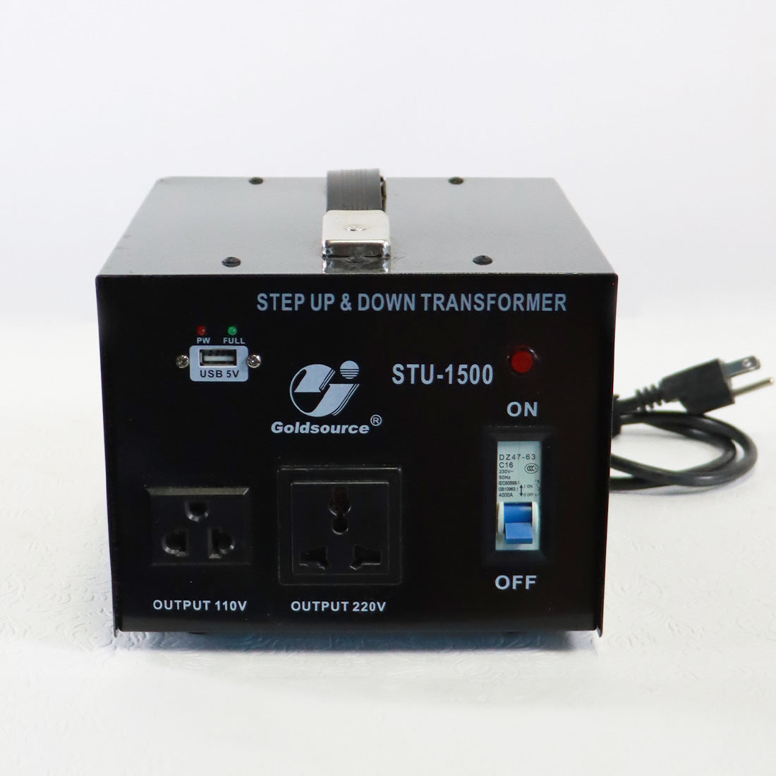 Goldsource Step Up Down Transformer Power Source STU-1500 110V 220V