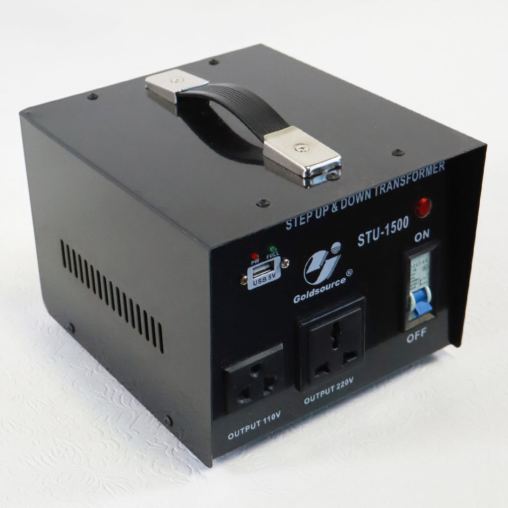 Goldsource Step Up Down Transformer Power Source STU-1500 110V 220V