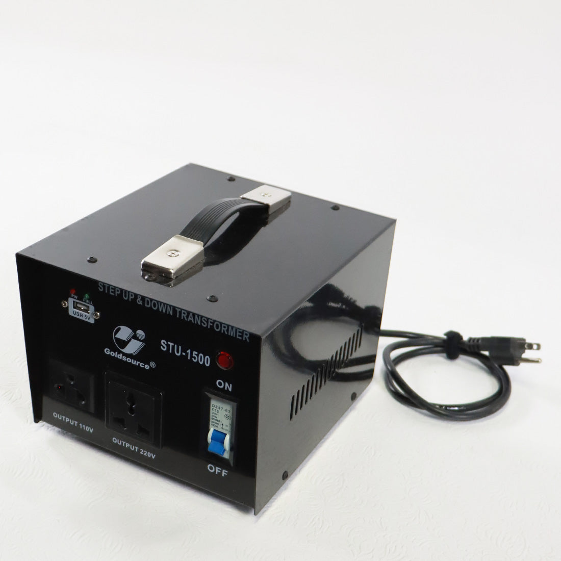 Goldsource Step Up Down Transformer Power Source STU-1500 110V 220V
