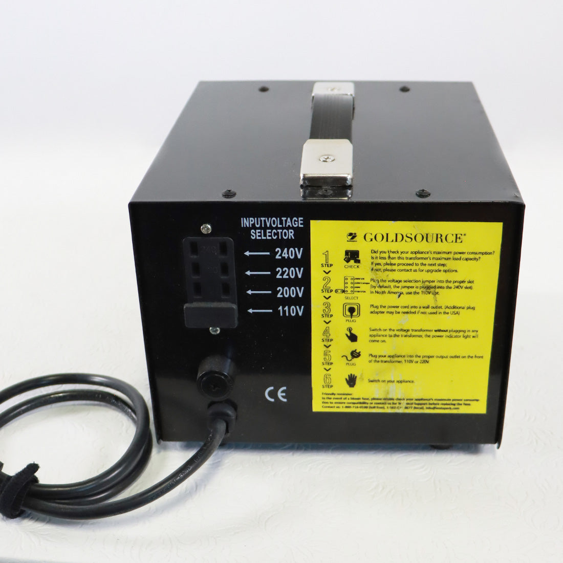 Goldsource Step Up Down Transformer Power Source STU-1500 110V 220V