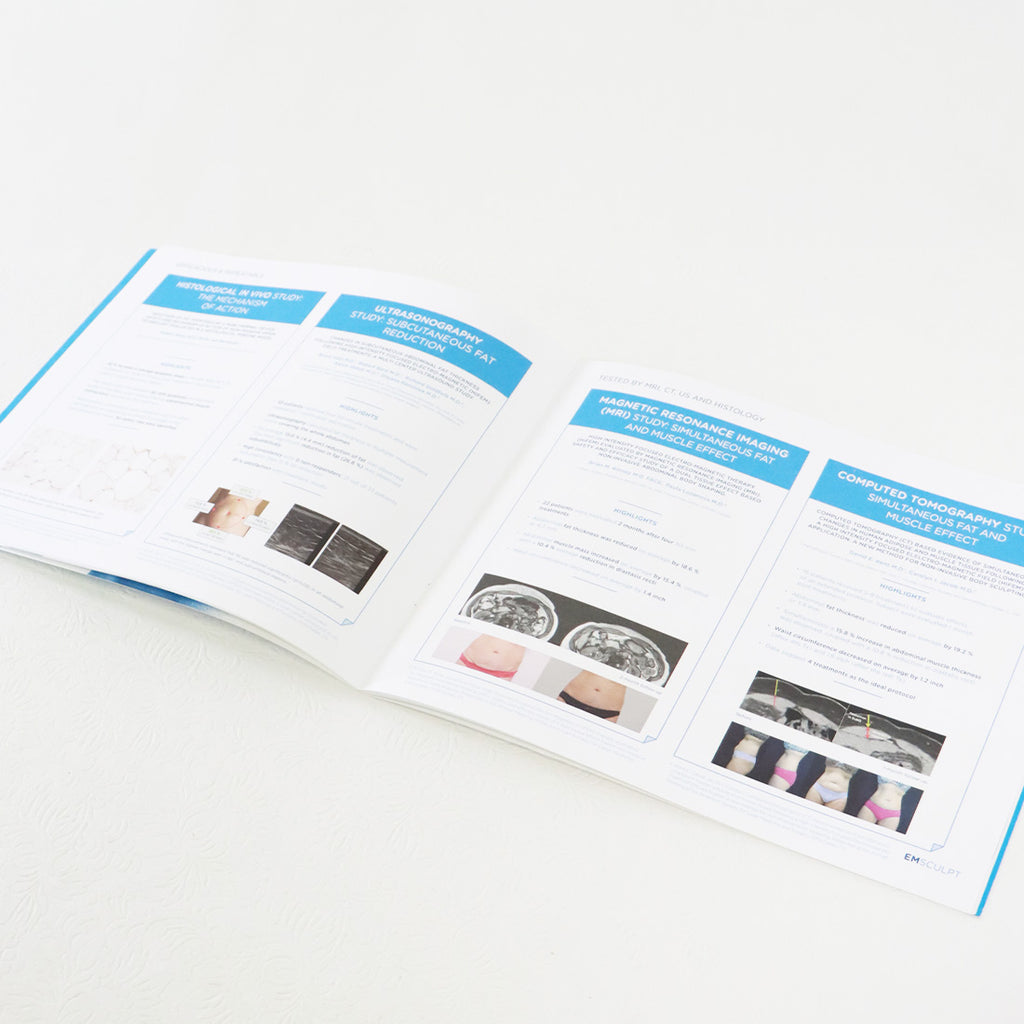 BTL EMSculpt Informational Marketing Manual Booklet Guide 799-77EMCENUS100
