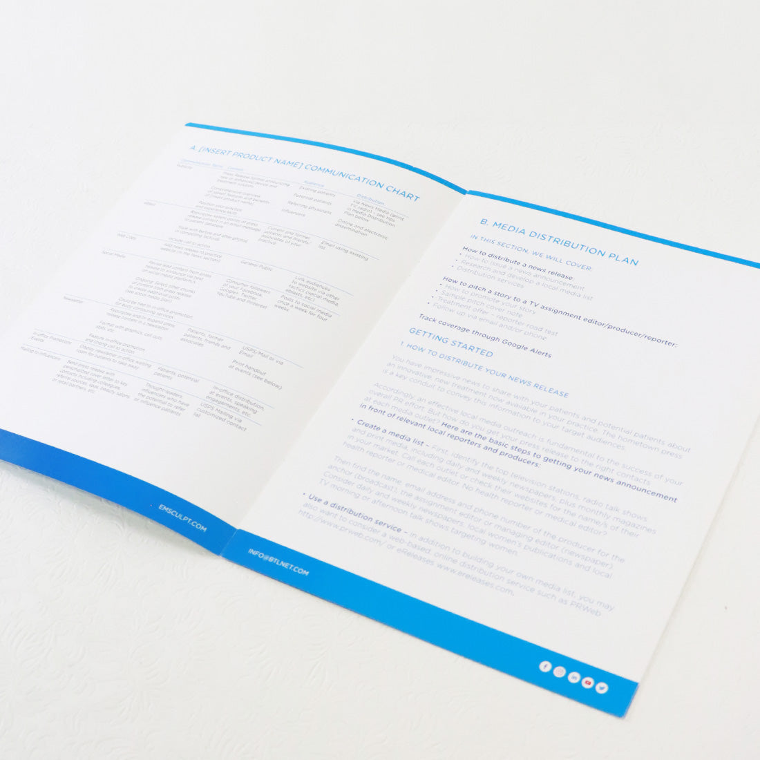 BTL Aesthetics Emsculpt Communications Marketing Plan Business Guide Media Promo