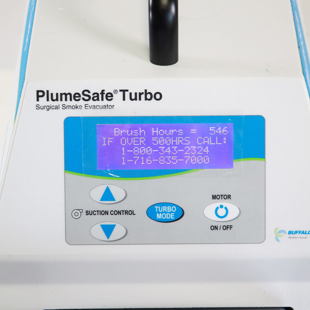 2022 ConMed Buffalo Filter PlumeSafe Turbo Smoke Evacuation System