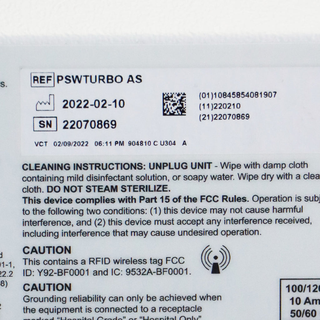 2022 ConMed Buffalo Filter PlumeSafe Turbo Smoke Evacuation System