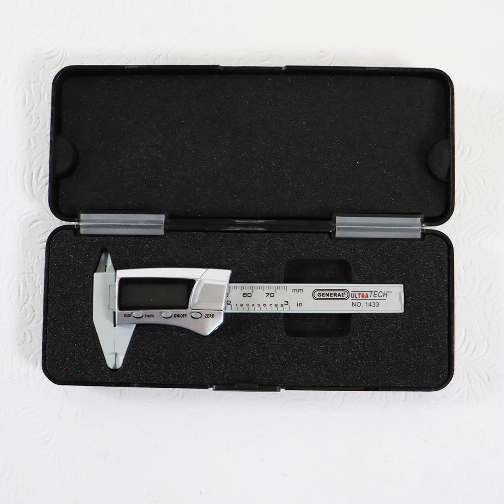 General Tools 1433 Light Weight Carbon Fiber Digital Caliper No. 1433
