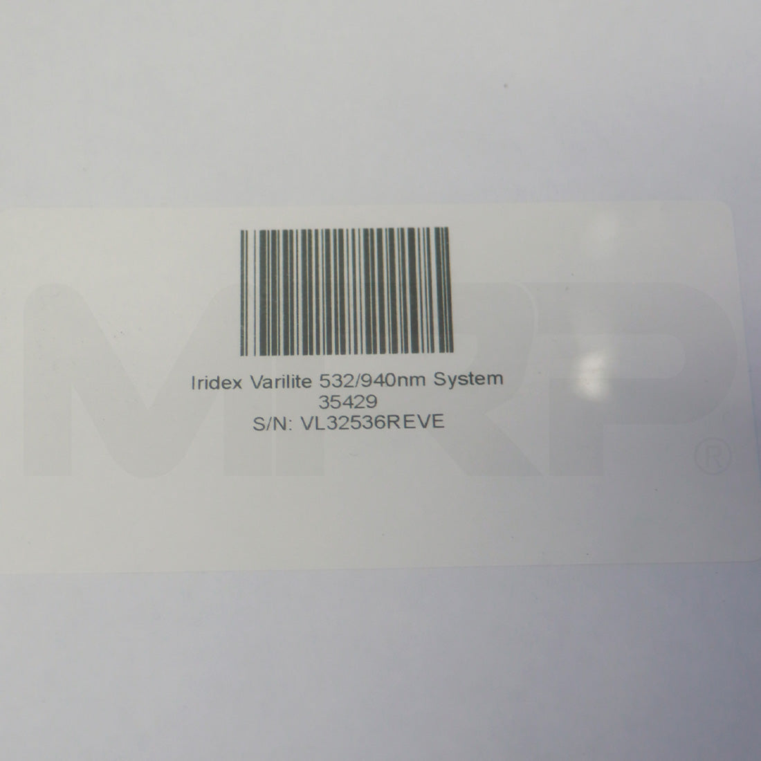 2013 Cutera Iridex Varilite Dual Wavelength 532/940nm System