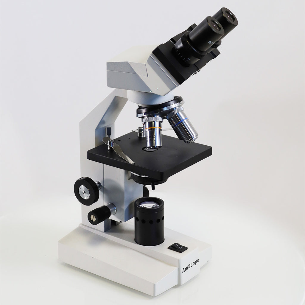 AmScope B100-MS 40X-1000X Binocular Biological Microscope