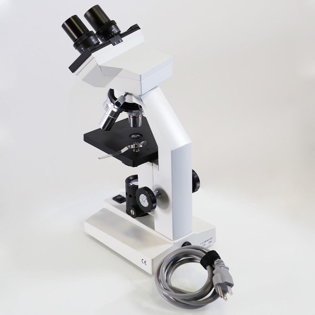 AmScope B100-MS 40X-1000X Binocular Biological Microscope