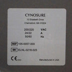 Cynosure Apogee Elite 105-0057-000 Lesions Hair Removal HR YAG 1064 755