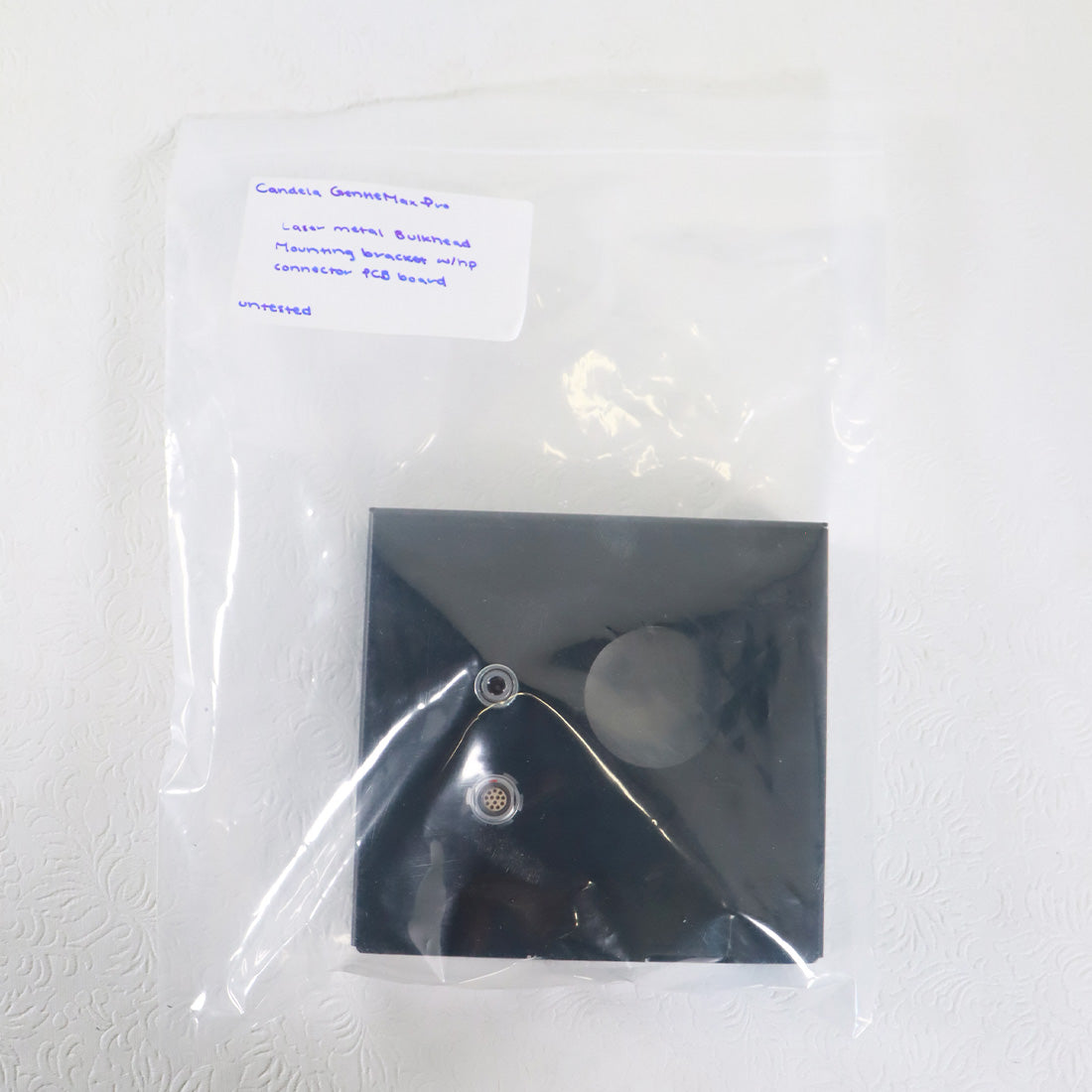 Candela GentleMax Pro Laser Metal Bulkhead Mounting Bracket W/ Hp Connector PCB Board