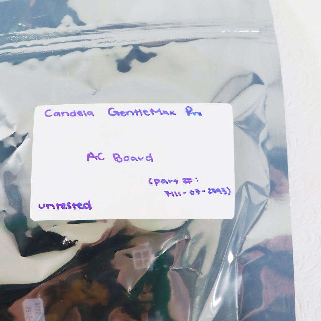 Candela GentleMax Pro AC Board AS-IS 7111-07-2793