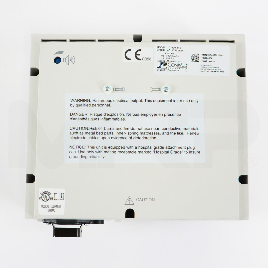 2017 ConMed Hyfrecator 2000 Electrosurgical Device W/ HP 7-900-115