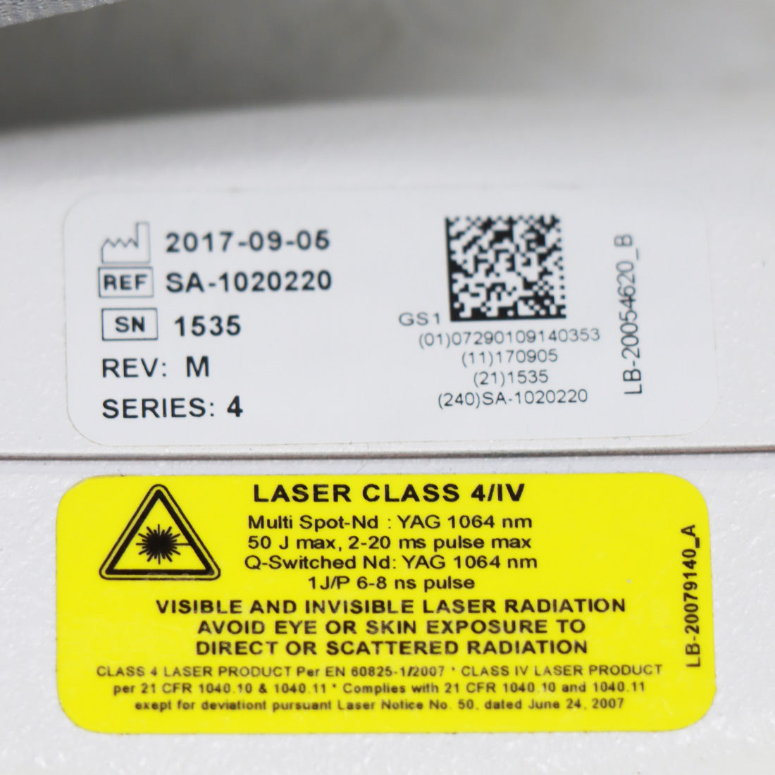2017 Lumenis M22 ResurFX IPL Q-Switched NdYag System