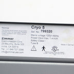 Zimmer Cryo 5 Patient Therapy Air Chiller System