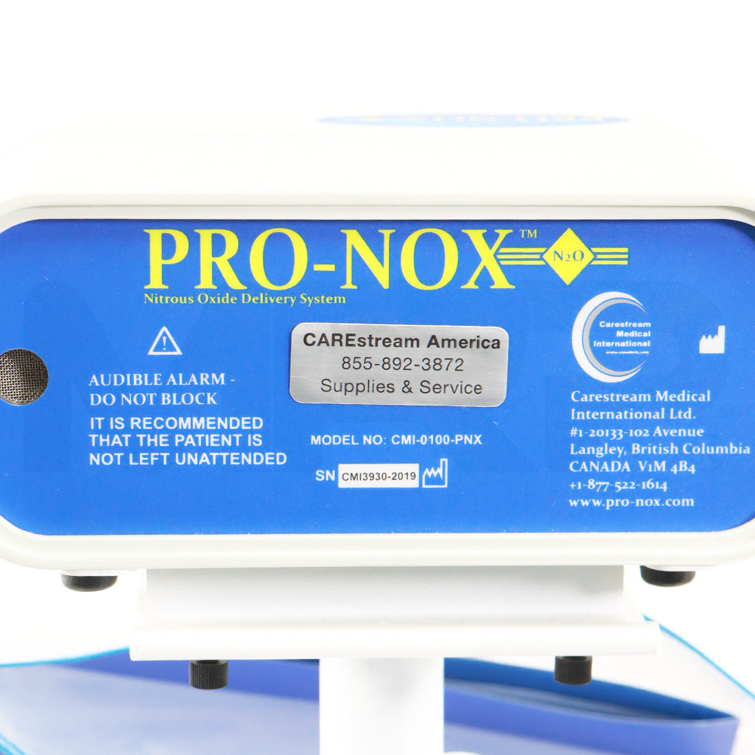 2019 Pro-Nox Nitrous Oxide Delivery Anxiety Relief System