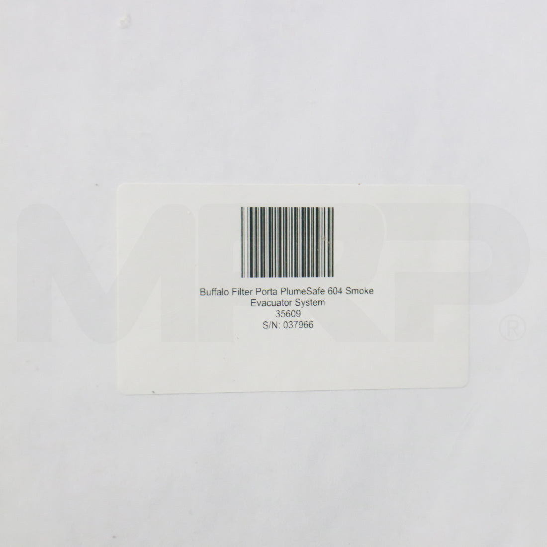 Buffalo Filter Porta PlumeSafe 604 Smoke Evacuation System PPS604