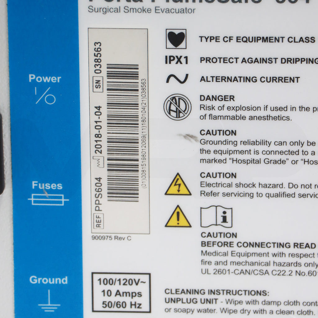 2018 Buffalo Filter Porta PlumeSafe 604 Surigcal Smoke Evacuator ViroSafe Filter