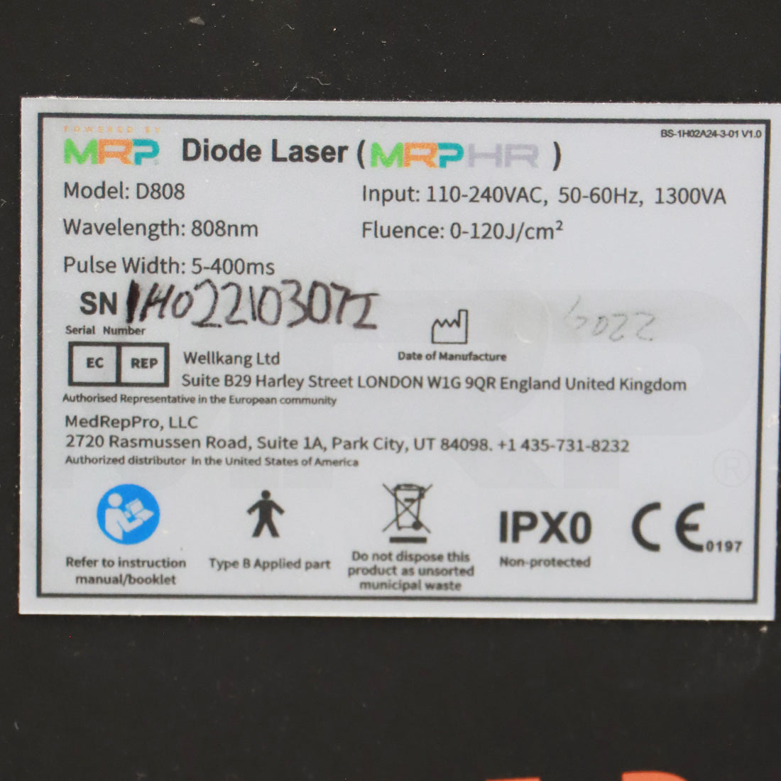 2022 Prestige HR 808 Diode Laser Hair Removal System