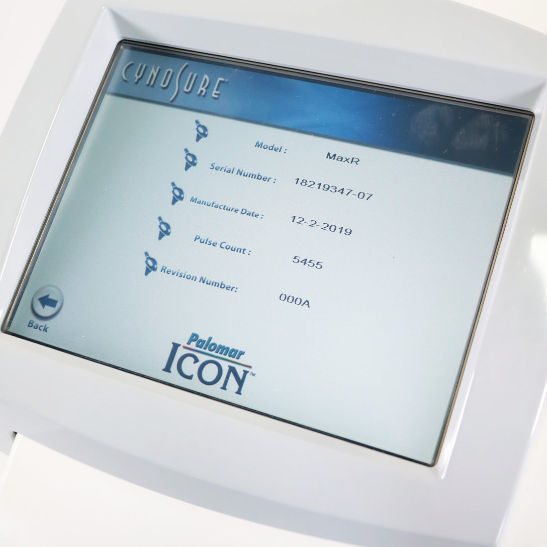 2014 Palomar Icon IPL Fractional Laser System with MaxYs MaxR 1540 Handpieces