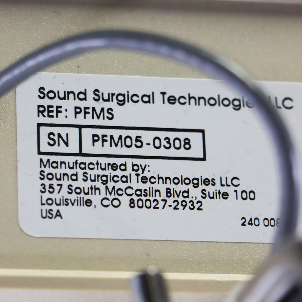 Sound Surgical Technologies Vaser1 Amplifier Cart Aspiration Workstation Lipo