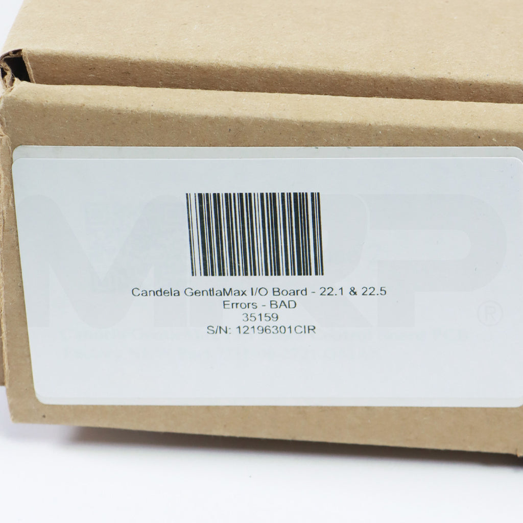 Candela GentleMAX I10 PCB Board 7111-00-2721 As-Is
