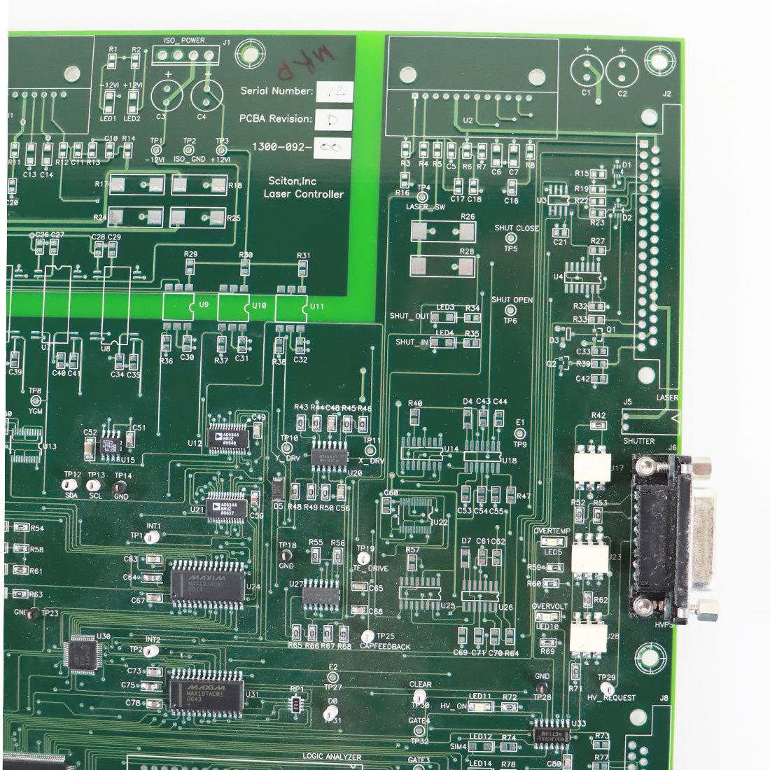Sciton BBL Platform Controller Board PCB 1300-092-00
