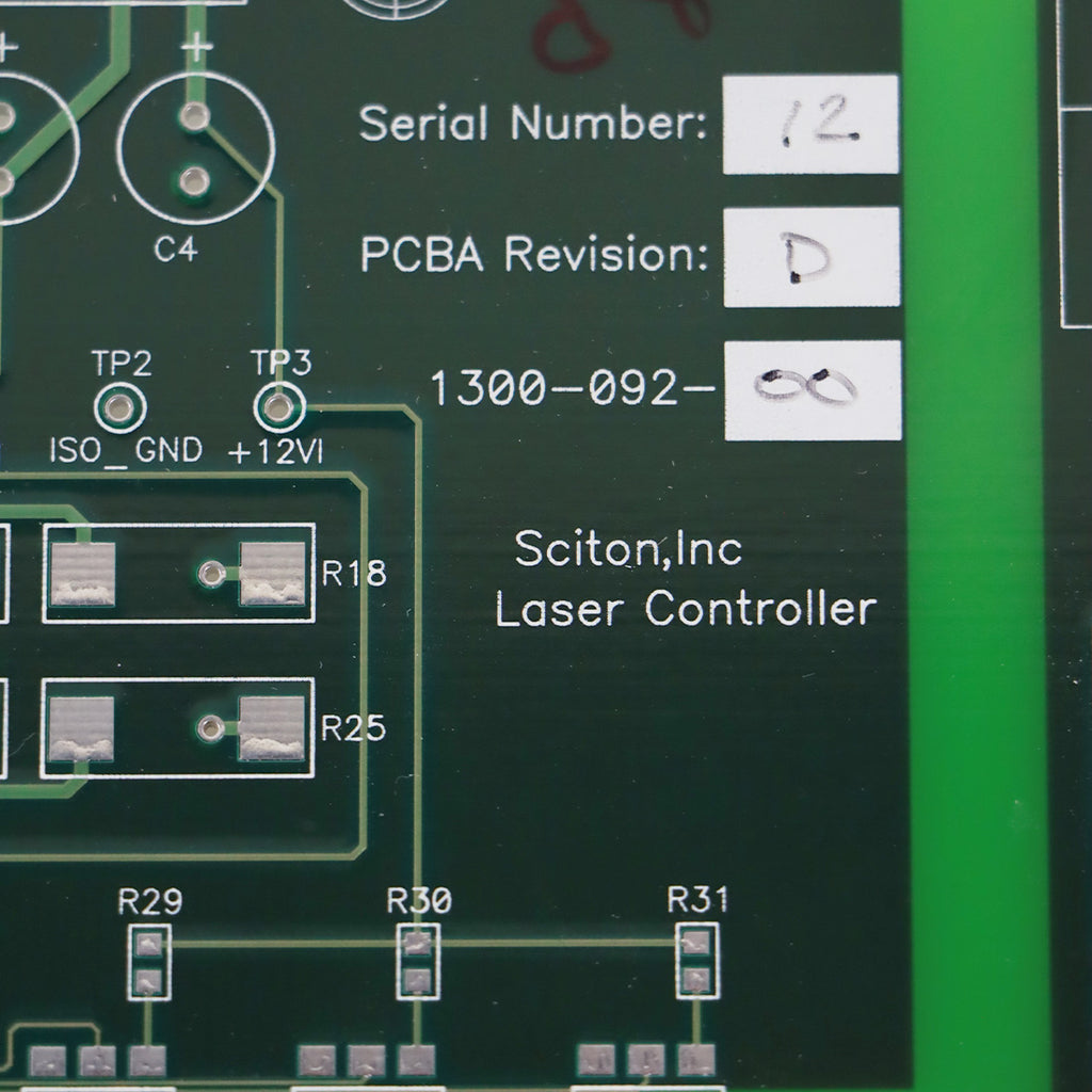 Sciton BBL Platform Controller Board PCB 1300-092-00