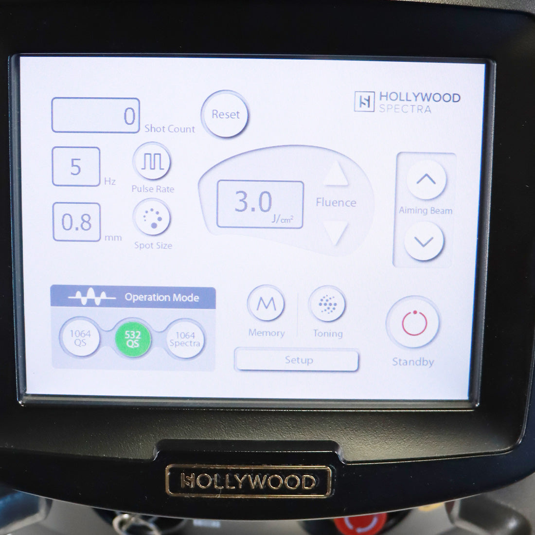 2023 Lutronic Hollywood Spectra 532/585/650/1064nm Laser System
