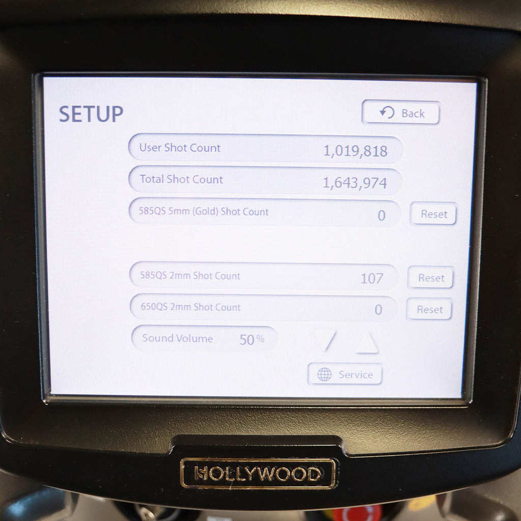 2023 Lutronic Hollywood Spectra 532/585/650/1064nm Laser System