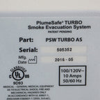2016 Buffalo Filter Whisper TURBO PlumeSafe Smoke Evacuation System PSW Turbo AS