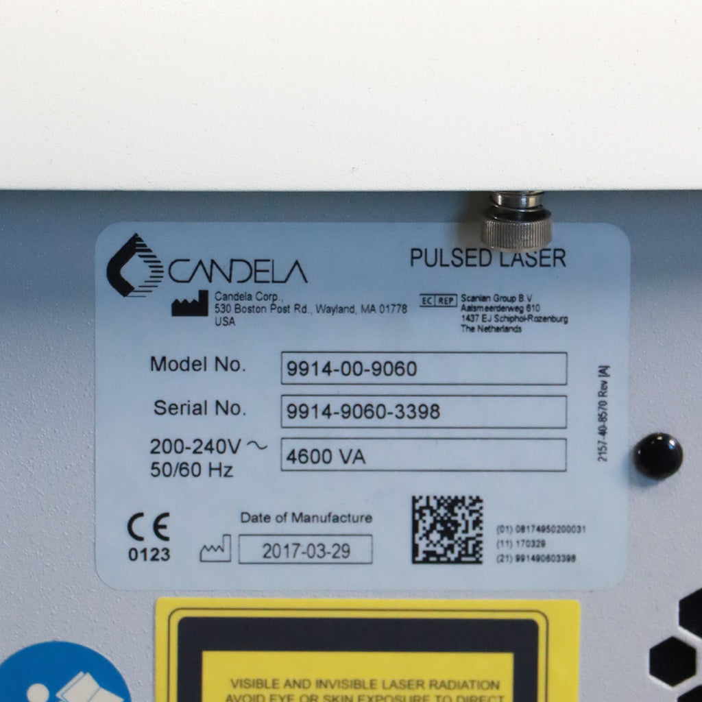 2017 Candela PicoWay Picosecond Short Pulse Laser Tattoo Removal System