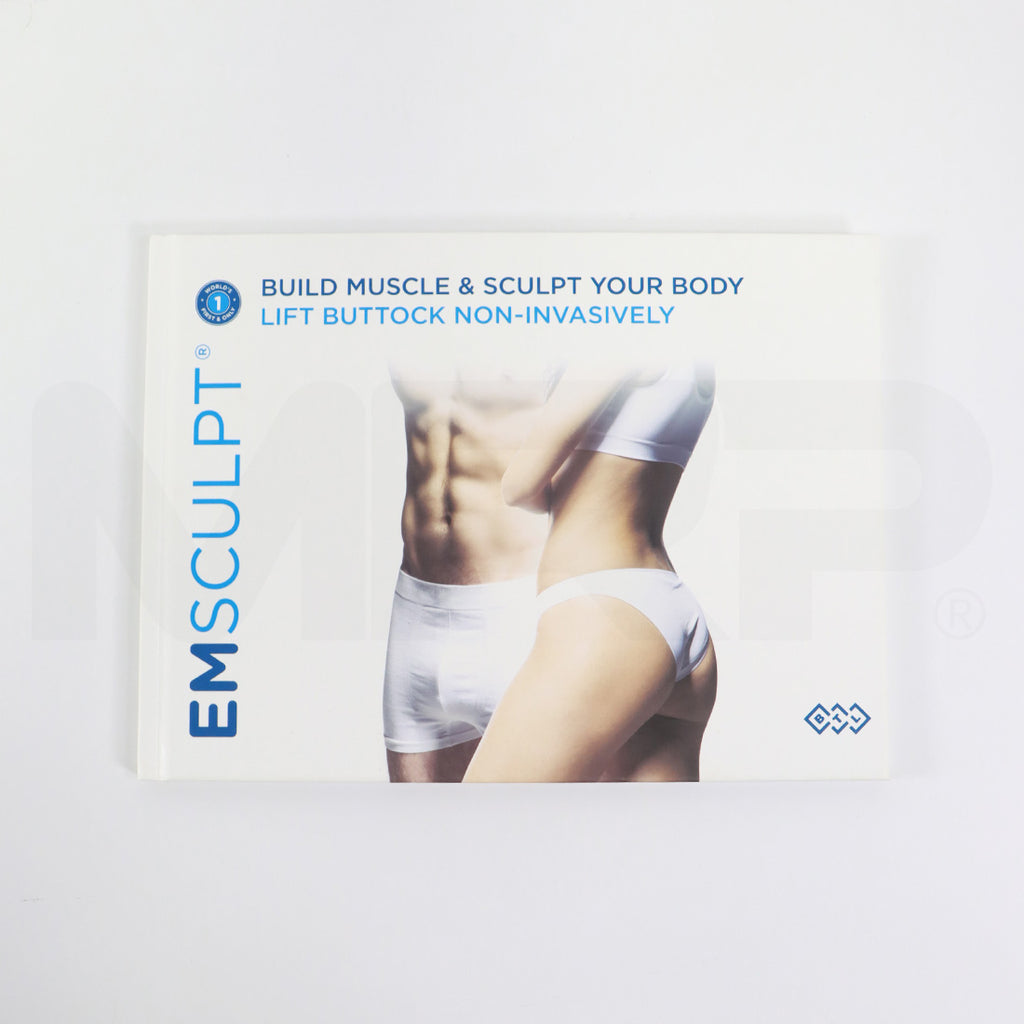 BTL EMsculpt Build Muscle & Sculpt Your Body Marketing Patient Photos Book