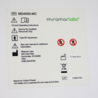 2013 Miramarlabs MiraDry MD4000-MC Sweat Odor Reduction Treatment System