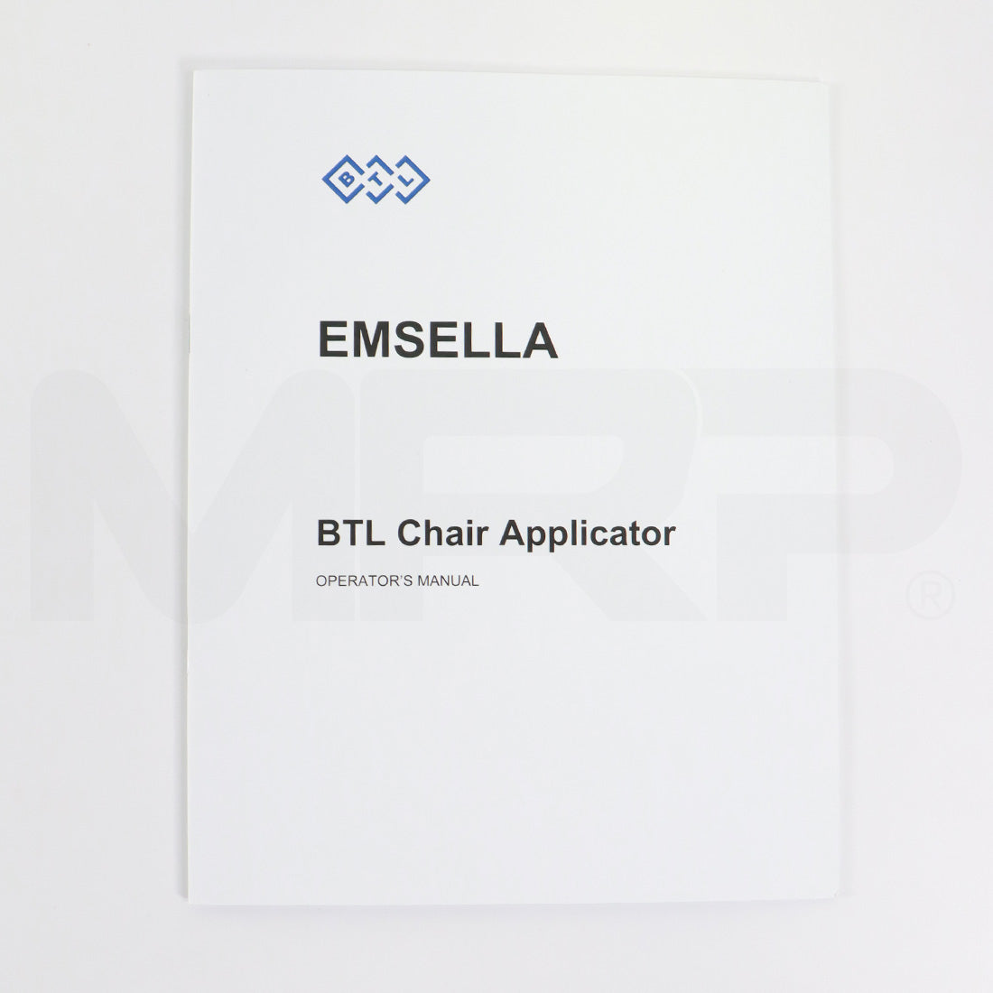 BTL Emsella Chair Applicator Operator's Manual Guide Operation Parameter Setting