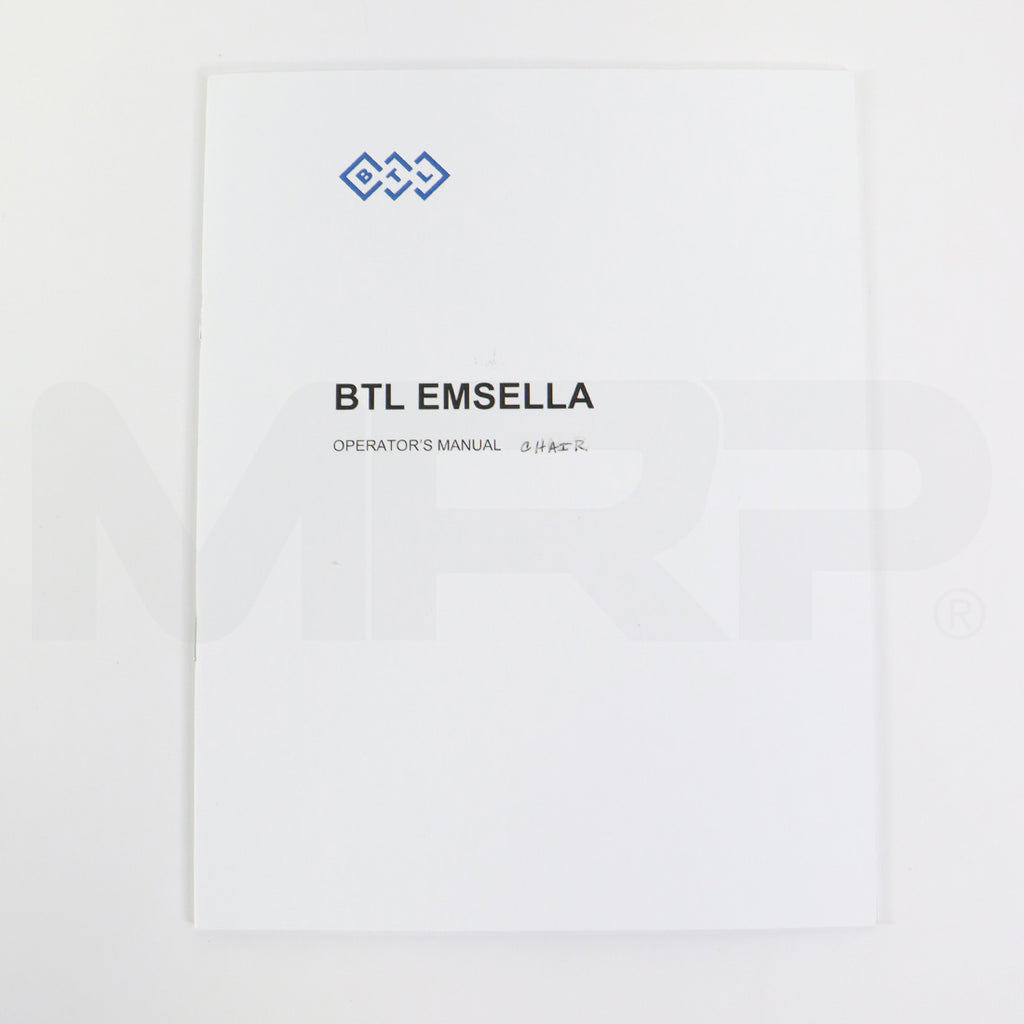 2019 BTL Emsella Operator's Manual 099-80MANLENUS104