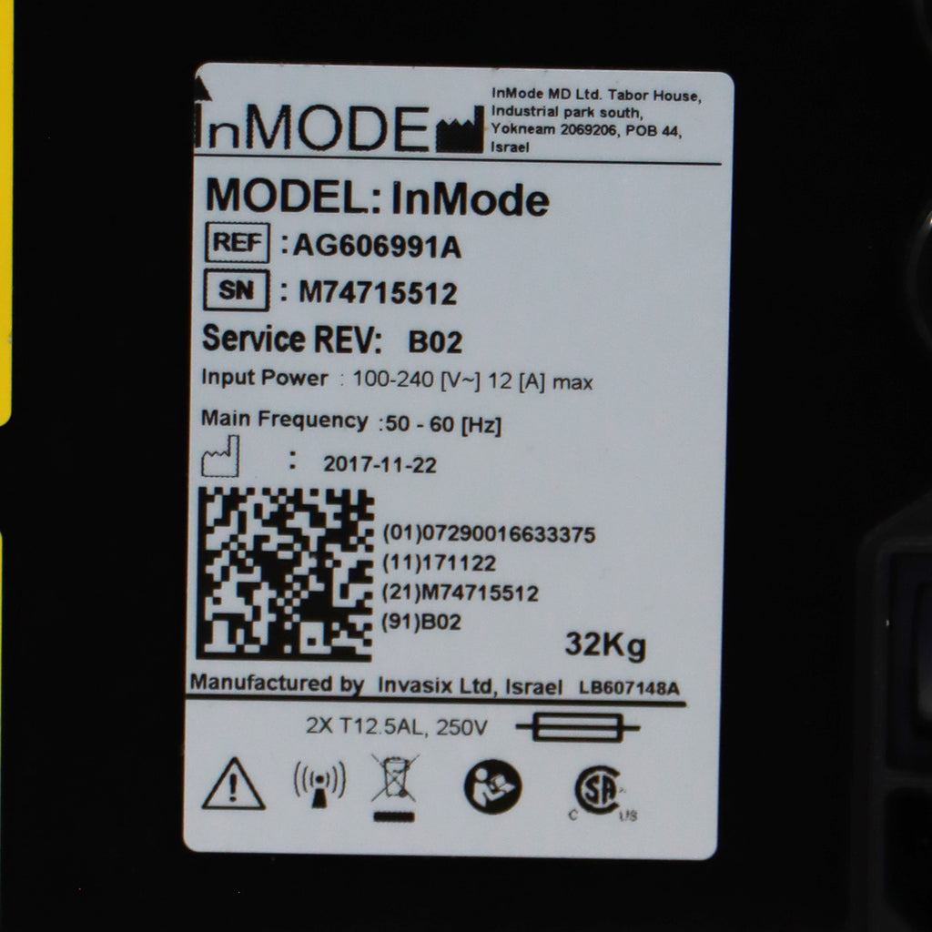 2017 InMode Optimas Morpheus8 Diolaze XL MiniFX BodyFX Plus Forma Skin Treatment