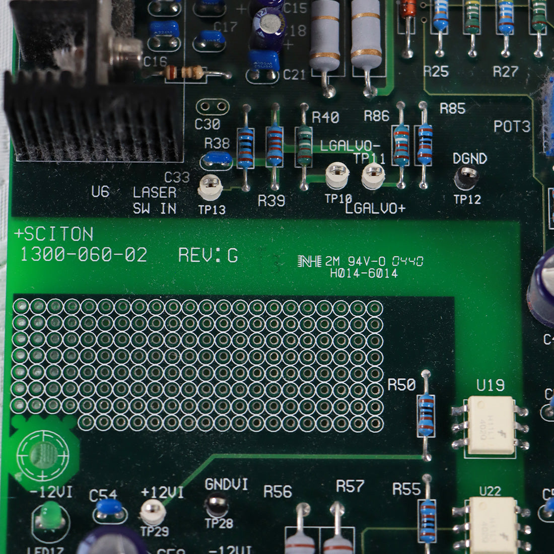 Sciton Profile Laser CPU Control System PCB Board Speaker W/Power Supply AS-IS