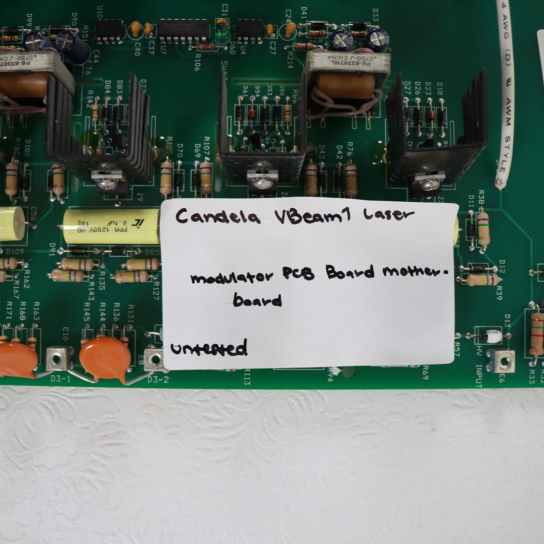 Candela VBeam1 Laser Modulator PCB Motherboard 8901-01-1201 Rev C Parts As Is