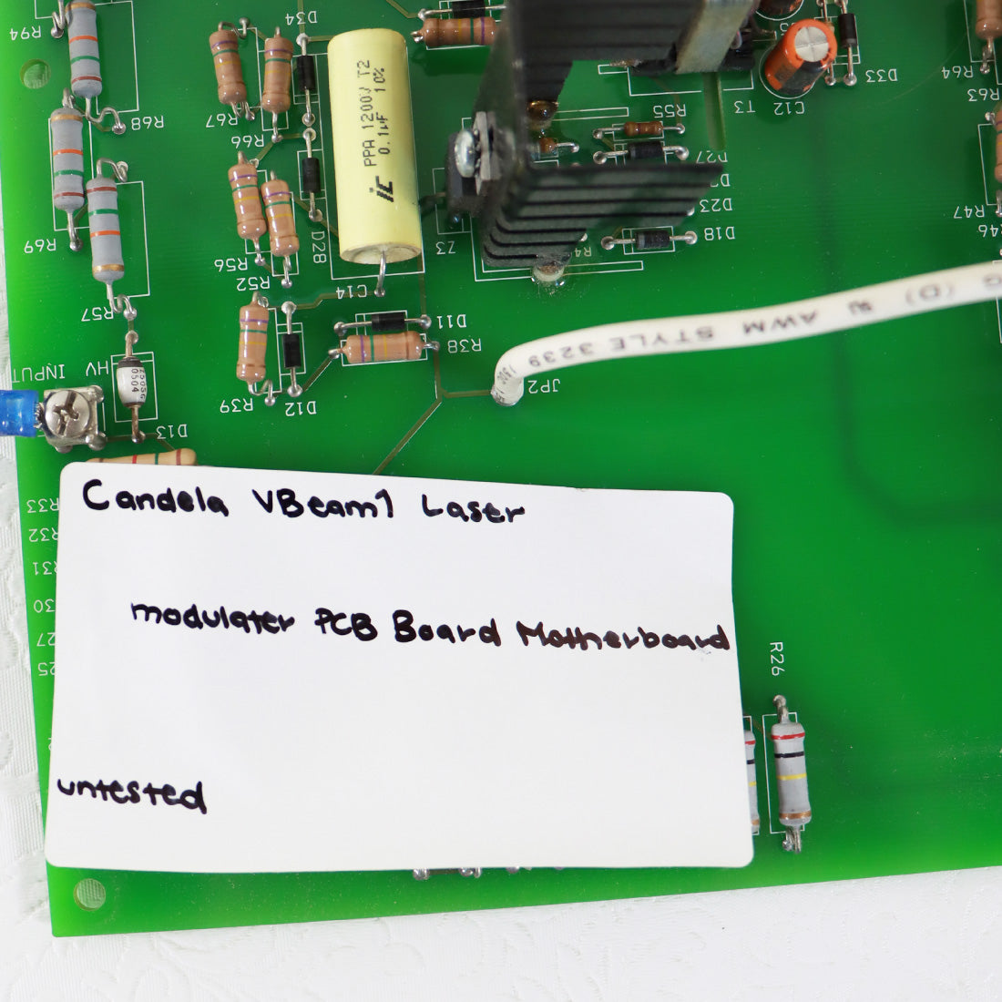 Candela VBeam1 Laser Modulator PCB Motherboard 7111-00-2301 Rev A Parts As Is
